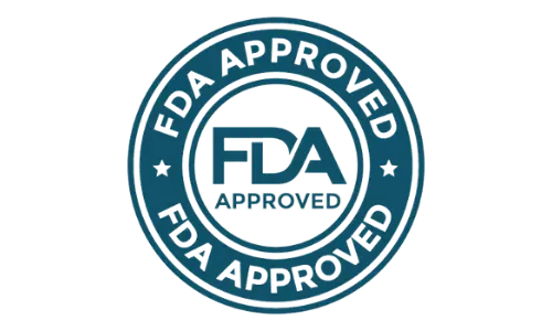 Genesis Revival FDA Approved facility seal highlighting trusted standards and safe production for dietary supplements.